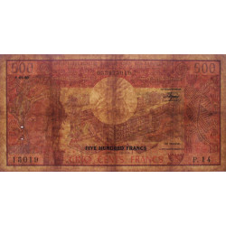 Cameroun - Pick 15d_2 - 500 francs - Série P.14 - 01/01/1983 - Etat : B+ à TB-