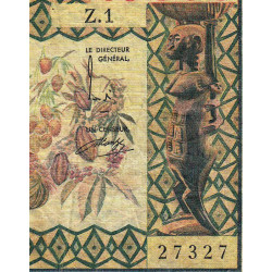 Cameroun - Pick 18a - 10'000 francs - Série Z.1 - 1976 - Etat : TB-