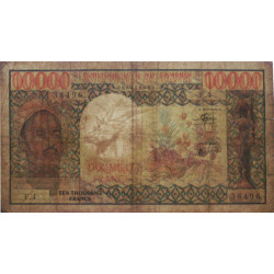 Cameroun - Pick 18b_1 - 10'000 francs - Série F.4 - 1978 - Etat : TB
