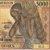 Cameroun - Pick 22_1a - 5'000 francs - Série H.2 - 1984 - Etat : TB-