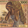 Cameroun - Pick 22_1b - 5'000 francs - Série F.001 - 1985 - Etat : TB-