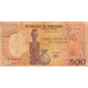 Cameroun - Pick 24a_3 - 500 francs - Série O.02 - 01/01/1987 - Etat : B+ à TB-
