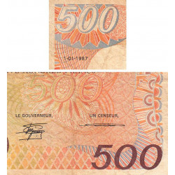 Cameroun - Pick 24a_3 - 500 francs - Série C.03 - 01/01/1987 - Etat : TB-