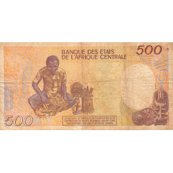 Cameroun - Pick 24b - 500 francs - Série U.03 - 01/01/1990 - Etat : TB