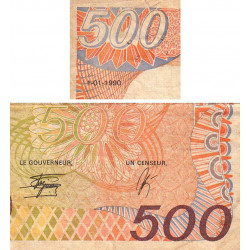 Cameroun - Pick 24b - 500 francs - Série U.03 - 01/01/1990 - Etat : TB