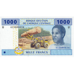 Cameroun - Afrique Centrale - Pick 207Ud - 1'000 francs - 2002 (2010) - Etat : NEUF