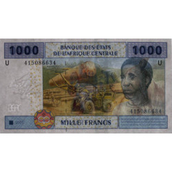 Cameroun - Afrique Centrale - Pick 207Ud - 1'000 francs - 2002 (2010) - Etat : NEUF