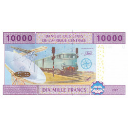 Cameroun - Afrique Centrale - Pick 210Ua - 10'000 francs - 2002 - Etat : NEUF