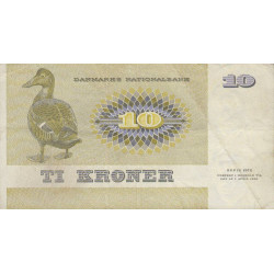 Danemark - Pick 48e_1 - 10 kroner - Série A5 - 1975 - Etat : TTB