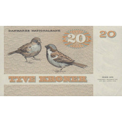 Danemark - Pick 49h_1 - 20 kroner - Série C7 - 1988 - Etat : SPL