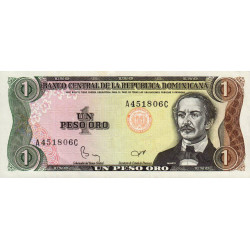 Rép. Dominicaine - Pick 126a1 - 1 peso oro - 1984 - Etat : SUP+