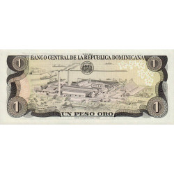 Rép. Dominicaine - Pick 126a2 - 1 peso oro - 1984 - Etat : NEUF