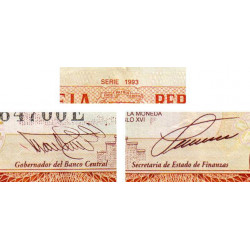 Rép. Dominicaine - Pick 144 - 100 pesos oro - 1993 - Etat : TB+