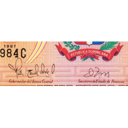 Rép. Dominicaine - Pick 152b - 5 pesos oro - 1997 - Etat : SUP+
