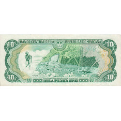 Rép. Dominicaine - Pick 153_3 - 10 pesos oro - 1998 - Etat : TTB+