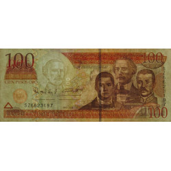 Rép. Dominicaine - Pick 177a - 100 pesos oro - 2006 - Etat : TTB