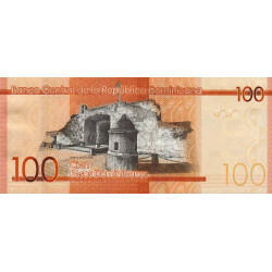 Rép. Dominicaine - Pick 190a - 100 pesos dominicanos - 2014 - Etat : NEUF