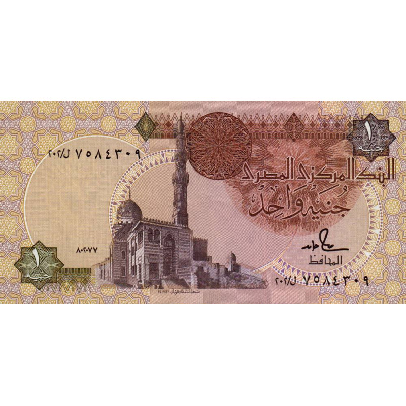 Egypte - Pick 50d_1 - 1 pound - 02/07/1987 - Etat : SPL