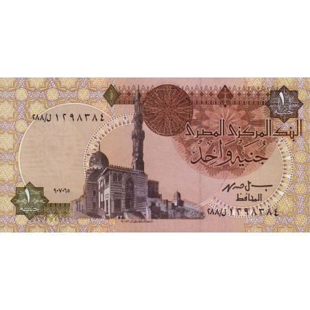 Egypte - Pick 50e_1 - 1 pound - 07/06/1995 - Etat : NEUF