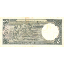 Bangladesh - Pick 27a_2 - 20 taka - Série ক ঠ - 03/1990 - Etat : TB+