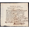 Charente - Cognac - Louis XV - 1756 - Vingtième des Nobles - 89 livres - Etat : SUP