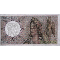 Athena à droite - Format 50 francs QUENTIN DE LA TOUR - DIS-04-A-02 - Etat : TTB-