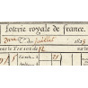 1823 - Bordeaux - Agen - Loterie Royale de France - 1 franc 25 centimes - Etat : SUP