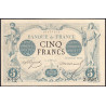 F 01-17 - 24/04/1873 - 5 francs - Noir - Série Z.2405 - Etat : SUP à SUP+