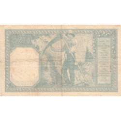 F 11-02 - 23/08/1917 - 20 francs - Bayard - Série Q.2792 - Etat : TB+ à TTB-