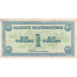 Autriche - Pick 103b - 1 shilling - 1944 - Etat : TTB-