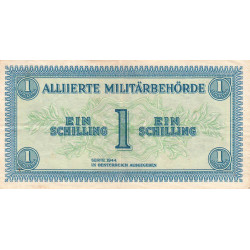 Autriche - Pick 103b - 1 shilling - 1944 - Etat : TTB