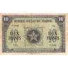Maroc - Pick 25_3 - 10 francs - Série T 1006 - 01/03/1944 - Etat : TB