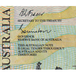 Australie - Pick 49b - 10 dollars - Série AB 17 - 1988 - Polymère commémoratif - Etat : TB+