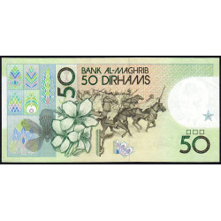 Maroc - Pick 61a - 50 dirhams - Série S02B - 1987 - Etat : pr.NEUF