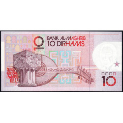 Maroc - Pick 63a - 10 dirhams - Série B22R - 1987 (1991) - Etat : NEUF