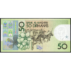 Maroc - Pick 64d - 50 dirhams - 1987 (2001) - Etat : pr.NEUF