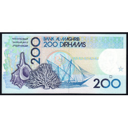 Maroc - Pick 66a - 200 dirhams - 1987 (1991) - Etat : pr.NEUF