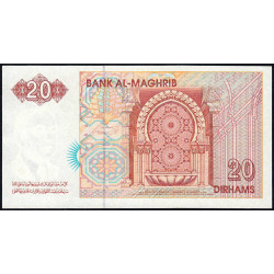 Maroc - Pick 67a - 20 dirhams - 1996 (1998) - Etat : SPL