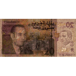 Maroc - Pick 68 - 20 dirhams - 2005 - Etat : TTB