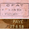 Maroc - Khouribga - 50'000 francs - 14/06/1958 - Etat : TTB+