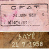 Maroc - Khouribga - 50'000 francs - 24/06/1958 - Etat : TTB+