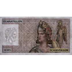 Athena à droite - Format 100 francs DELACROIX - DIS-04-A-03 - Etat : TB+