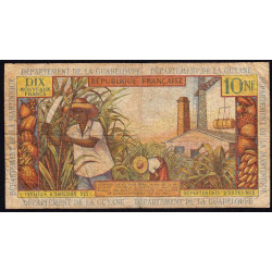 Antilles Françaises - Pick 5 - 10 nouv. francs - Série Y.1 - 1962 - Etat : TB-