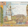 Antilles Françaises - Pick 7b - 5 francs - Série K.1 - 1966 - Etat : TTB