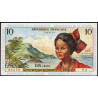 Antilles Françaises - Pick 8a - 10 francs - Série V.3 - 1964 - Etat : TTB+