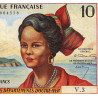 Antilles Françaises - Pick 8a - 10 francs - Série V.3 - 1964 - Etat : TTB+