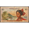 Antilles Françaises - Pick 8a - 10 francs - Série M.4 - 1964 - Etat : TB-