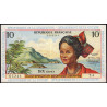 Antilles Françaises - Pick 8a - 10 francs - Série T.4 - 1964 - Etat : TTB