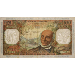 Antilles Françaises - Pick 10a - 100 francs - Série U.1 - 1964 - Etat : TTB à TTB+