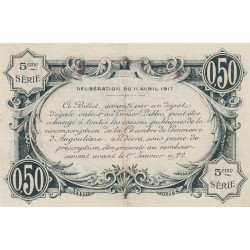 Angoulême - Pirot 9-33 - 50 centimes - 5ème série - 11/04/1917 - Etat : TTB